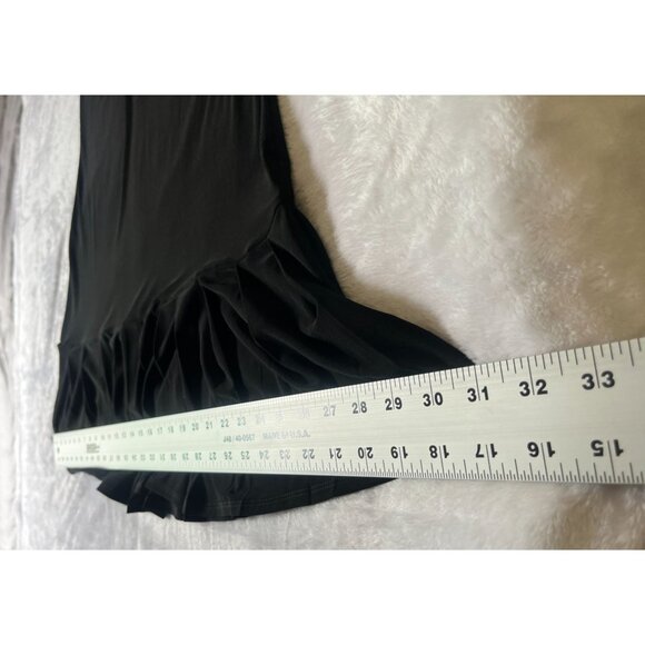 White House Black Market Womens Sleeveless Pleated Hem Mini Dress Medium Beaded - Picture 9 of 13